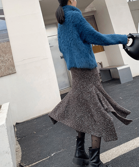 shaggy knit pullover / 3color　hm1893