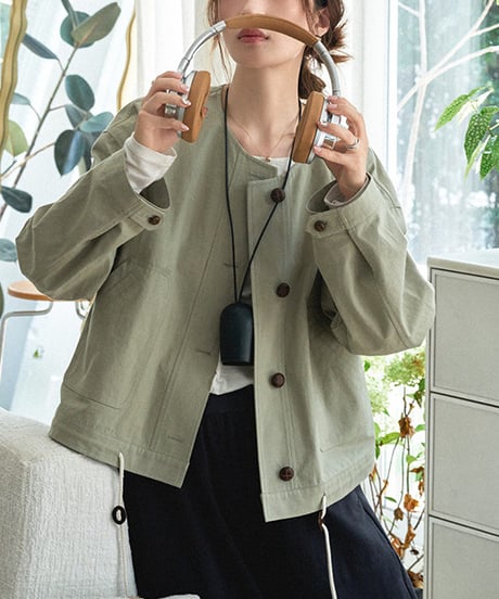 short windbreaker  / 2color　hm2555