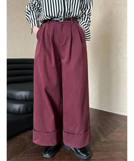 neutral wide pants / 2color　hm2070