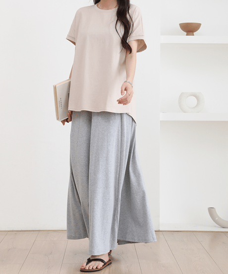 flared long skirt / 5color　hm2908