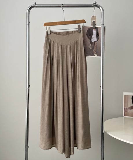 elegant wide pants / 3color 　hm1635