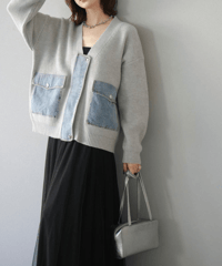 knit top & skirt set-up / 3color　hm2749