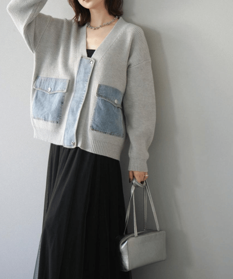 knit top & skirt set-up / 3color　hm2749
