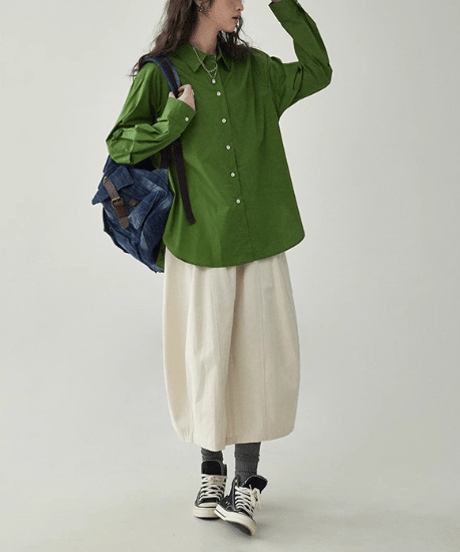 a-line long skirt / 3color　hm2575