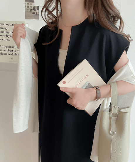 slit maxi dress / 2color　hm2981