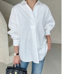 oversize shirt tunic / 3color　hm2825