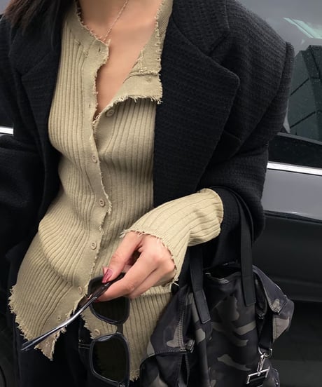 cardigan sweater / 2color　hm1021