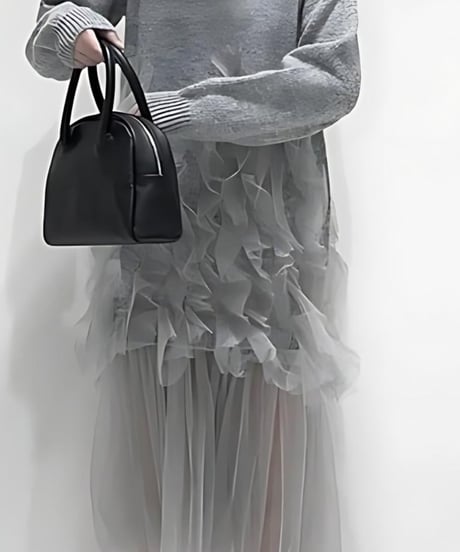 docking knit dress / 2color　hm1905