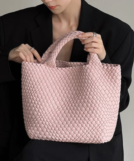 braided big tote bag / 9color　hm1926