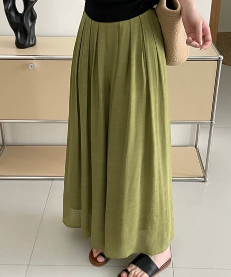 elegant wide pants / 3color 　hm1635