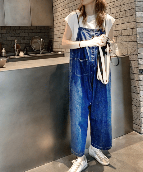 denim Loose jumpsuit　hm2490