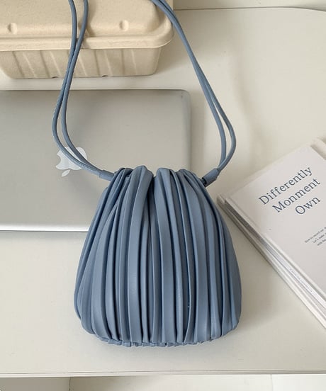 pleated mini bag / 6color　hm2934