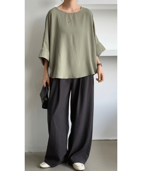 dolman sleeve blouse / 5color　hm2975