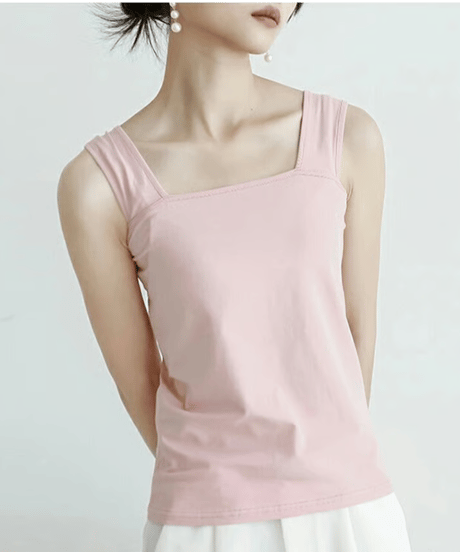 square neck tank / 11color　hm2951