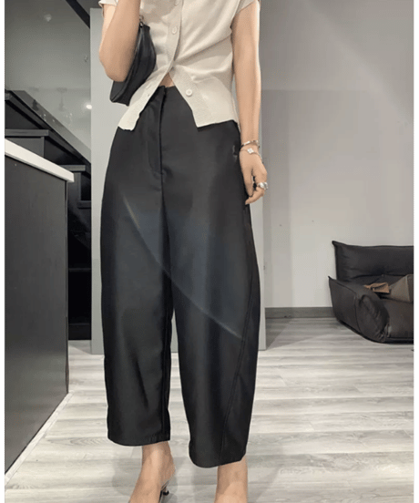 smooth tapered pants / 2color　hm2932