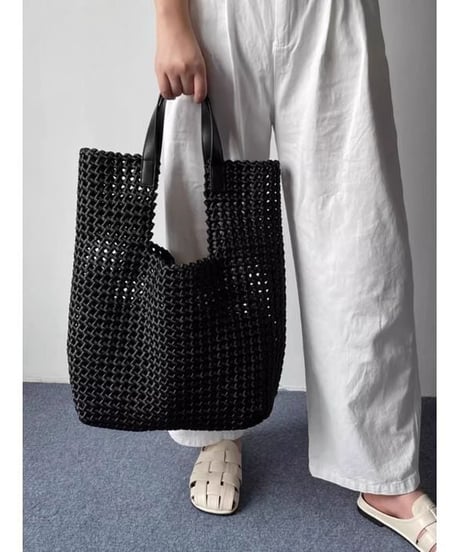 mesh tote bag / 2color　hm2247