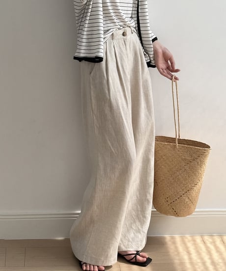 relax wide pants　hm2316