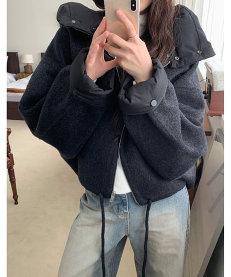 modern zip jacket / 5color　hm2723