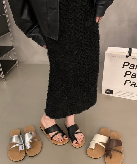 samfold flat sandal / 5color　hm1542