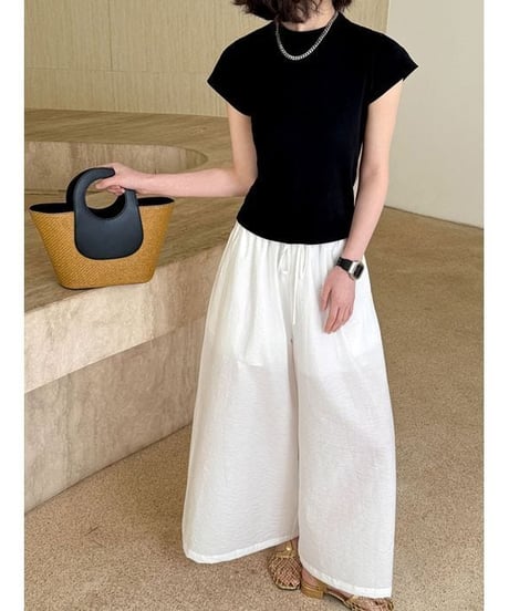 big silhouette pants / 3color　hm2258