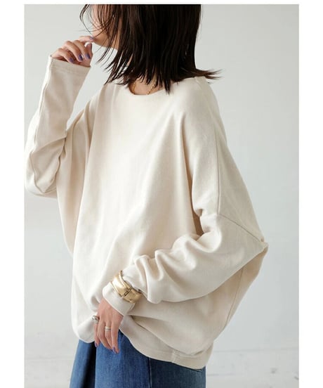 boat neck pullover / 5color　hm2638