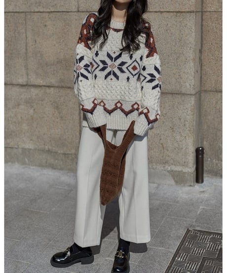 nordic loose sweater　hm1725