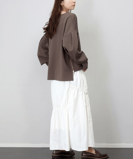 side zipper pullover / 4color　hm2647