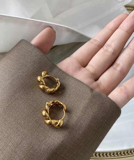 crowdy ring pierce / 2color　hm1556