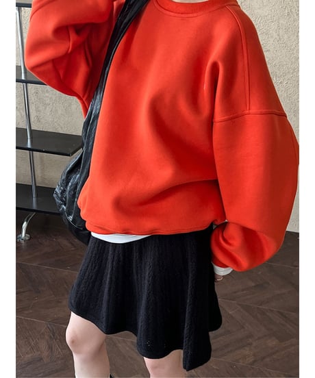 one point sweat shirt / 4color　hm2048