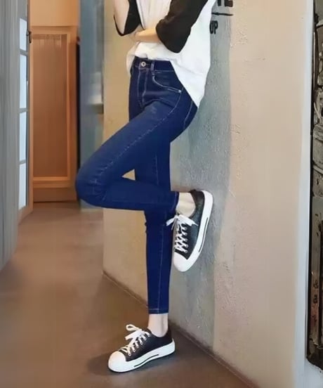 cropped skinny pants / 8color　hm2120