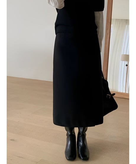 slit middle skirt　hm1973