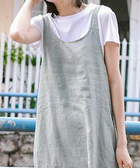 cotton jumperskirt / 2color　hm1470