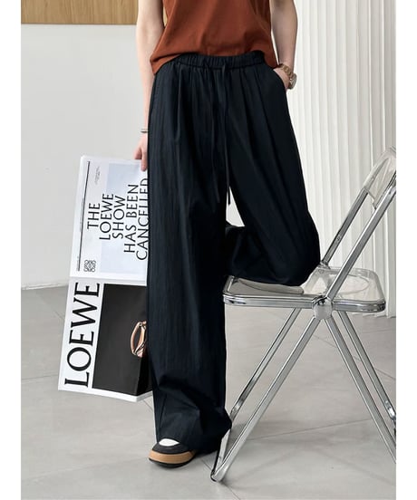 relaxed chino wide pants / 3color　hm2076