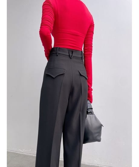 color wide pants / 4color　hm2021