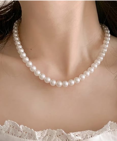 elegant pearl necklace　hm2121