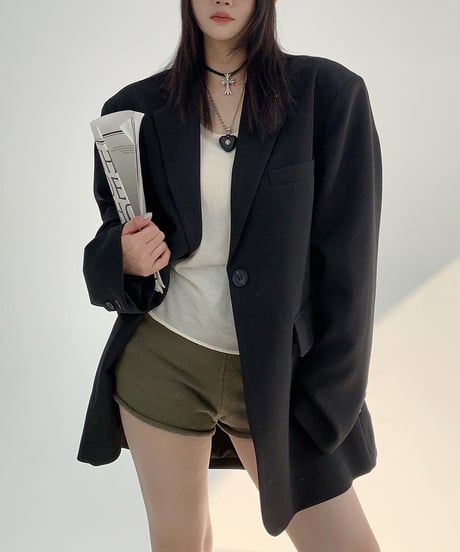 oversize tailored jacket / 2color　hm1951