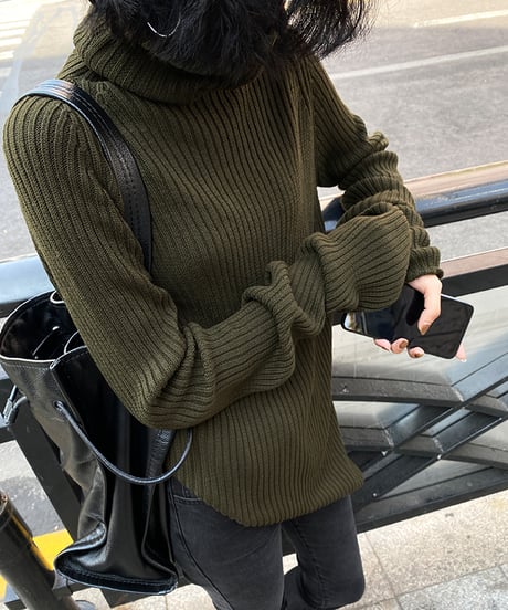 turtleneck sweater / 2color　hm1010
