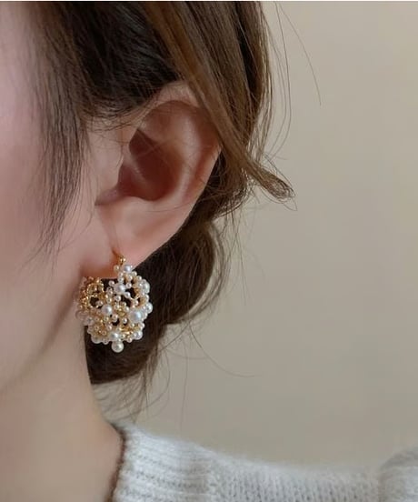 pearl hoop pierce　hm2318