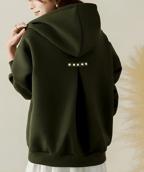 back pearl hoodie / 5color　hm2683