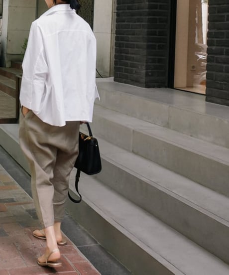 loose silhouette shirt　hm1581
