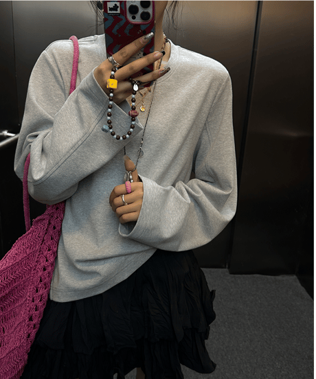 casual sweat shirt / 3color　hm2170