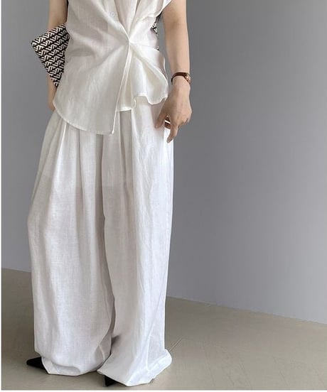 volume wide pants / 2color　hm2285