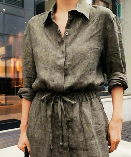 vacation style shirtdress　hm2535