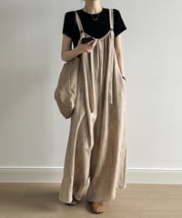 nuance wide overalls / 2color　hm1600