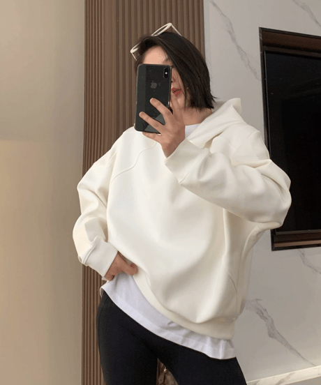 classic oversized hoodie / 4color　hm2783
