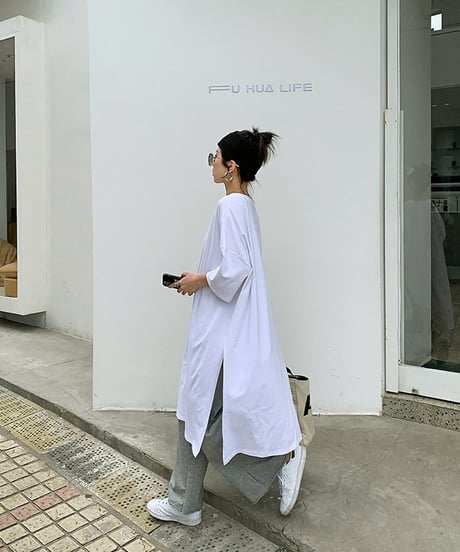 loose t-shirt dress / 9color　hm2940