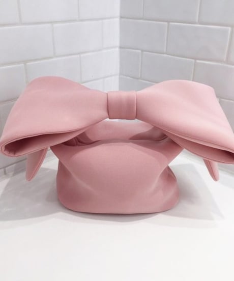 big ribbon handbag / 5color　hm1858