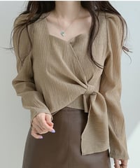 wrap tie top / 3color　hm2895