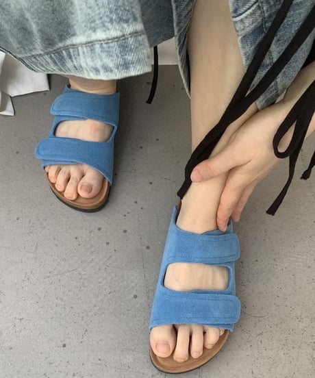 double belt sandal / 5color　hm2267