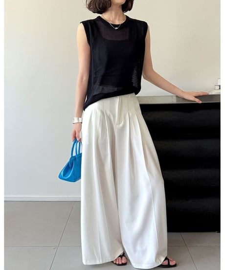 sleeveless knit top / 6color　hm2248